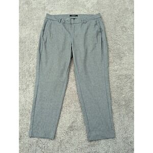 Liverpool Capri Pants Womens 18W Herringbone Gray Cropped‎ Casual PLUS Size